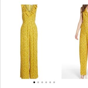 Nordstrom Jumpsuit in mustard yellow
